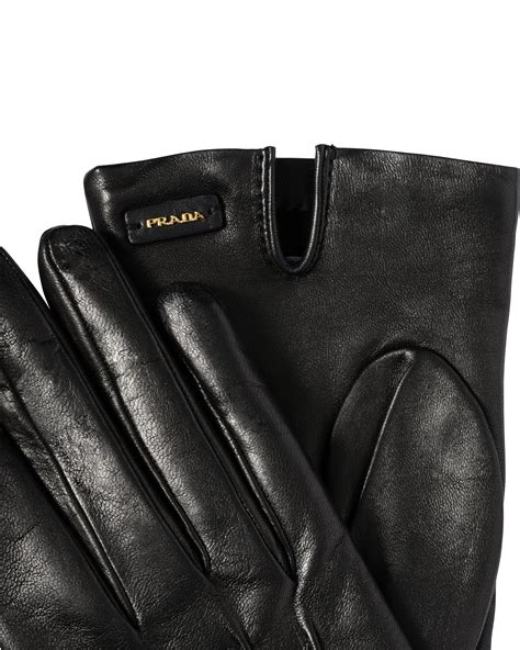 prada women's long gloves|Prada leather gloves men.